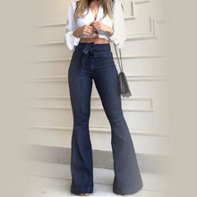Load image into Gallery viewer, Flare Jeans Pants Vintage Denim Ladies Jeans Fashion Stretch Pocket