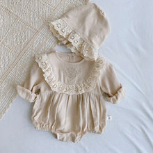 Load image into Gallery viewer, Free Hat 0 2Y Baby Lace Romper Autumn Baby Girl Full Sleeve Bodysuit