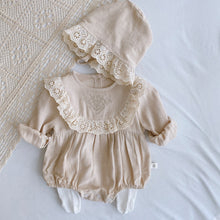 Load image into Gallery viewer, Free Hat 0 2Y Baby Lace Romper Autumn Baby Girl Full Sleeve Bodysuit