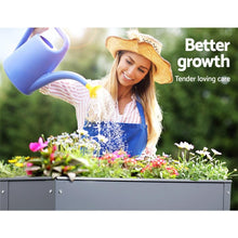 Load image into Gallery viewer, Greenfingers Garden Bed 100X80X30CM Galvanised Steel Raised Planter