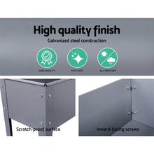 Load image into Gallery viewer, Greenfingers Garden Bed 100X80X30CM Galvanised Steel Raised Planter