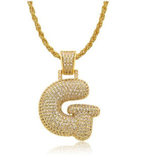 Load image into Gallery viewer, PIPE Gold HH Bubble Letter | D916512
