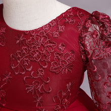 Load image into Gallery viewer, Girls New Year Dress Christmas Party Backless Bowknot Lace Princess