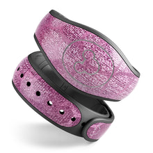 Load image into Gallery viewer, Glamorous Pink Scales - Decal Skin Wrap Kit for the Disney Magic Band