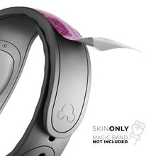 Load image into Gallery viewer, Glamorous Pink Scales - Decal Skin Wrap Kit for the Disney Magic Band