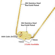 Load image into Gallery viewer, Good Luck Hamsa Charm Bracelet Turkey Evil Eye CZ