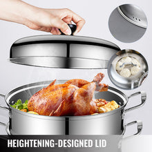 Load image into Gallery viewer, VEVOR 5 Layer Food Steamer 28cm 30cm Stainless Steel Stock Pot for