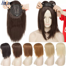 Load image into Gallery viewer, HAIRRO 11inch Women Clip In Hair Extensions 3 Clips Natural Straight