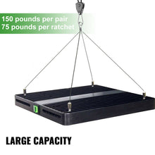 Load image into Gallery viewer, VEVOR 4-98 PCS 6 Feet Long Heavy Duty Adjustable Rope Clip Hanger For