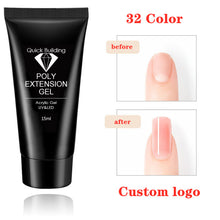Load image into Gallery viewer, Acrylic gel Sets with uv lamp slip solution base coat top coat 32