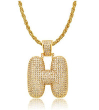 Load image into Gallery viewer, PIPE Gold HH Bubble Letter | D916512