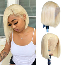 Load image into Gallery viewer, 613 Transparent Lace Frontal Closure Wig Honey Blonde 613 Straight