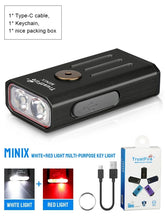 Load image into Gallery viewer, Trustfire Minix Mini EDC Flashlight Kechain 320LM 365nm Uv Lamp Red