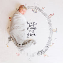 Load image into Gallery viewer, Grey Stone - Organic Swaddle Blanket