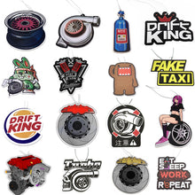 Load image into Gallery viewer, JDM Culture ambientador colgante para coche, difusor de papel sólido
