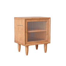Load image into Gallery viewer, Japanese Style Solid Wood Bedside Table for Bedroom Furniture Simple