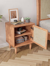 Load image into Gallery viewer, Japanese Style Solid Wood Bedside Table for Bedroom Furniture Simple