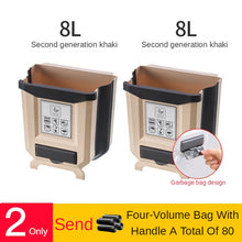 Load image into Gallery viewer, Kitchen Wall mounted Folding Trash Can Household Cabinet Hanging