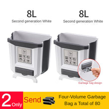Load image into Gallery viewer, Kitchen Wall mounted Folding Trash Can Household Cabinet Hanging