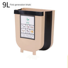 Load image into Gallery viewer, Kitchen Wall mounted Folding Trash Can Household Cabinet Hanging