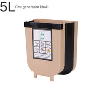 Load image into Gallery viewer, Kitchen Wall mounted Folding Trash Can Household Cabinet Hanging