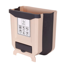 Load image into Gallery viewer, Kitchen Wall mounted Folding Trash Can Household Cabinet Hanging