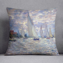 Load image into Gallery viewer, Les Barques by Monet Cushion