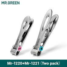 Load image into Gallery viewer, MR.GREEN Nail Clippers Stainless Steel Two Sizes Are Available