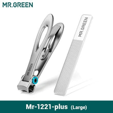 Load image into Gallery viewer, MR.GREEN Nail Clippers Stainless Steel Two Sizes Are Available