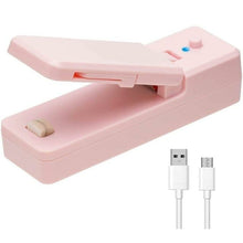 Load image into Gallery viewer, Mini Bag Sealer 2 in 1 Portable Heat Sealers Rechargeable Handheld