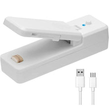 Load image into Gallery viewer, Mini Bag Sealer 2 in 1 Portable Heat Sealers Rechargeable Handheld