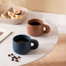 Load image into Gallery viewer, Modern Personalized Ceramic Mugs With Thick Handle Simple Breakfast