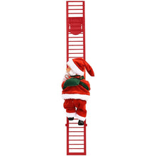 Load image into Gallery viewer, New Christmas Ornaments Gift Electric Climbing Ladder Santa Claus Doll