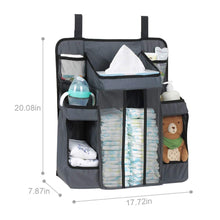 Load image into Gallery viewer, Nordic Baby Nursery Organizer and Crib Bumper