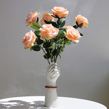 Load image into Gallery viewer, Nordic Style Ceramics Vase Modern Creative Hand Vase Flowers