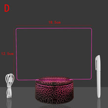 Load image into Gallery viewer, Note Board Creative Led Night Light USB Message Board Holiday Light