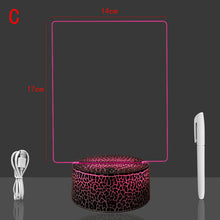Load image into Gallery viewer, Note Board Creative Led Night Light USB Message Board Holiday Light