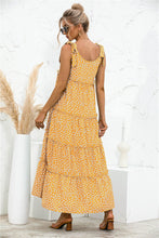 Load image into Gallery viewer, Fashion printed suspender dress