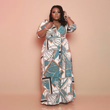 Load image into Gallery viewer, New Printing Tight Fashion Casual Long Dress