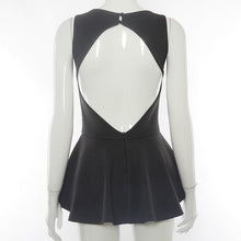Load image into Gallery viewer, Women Sexy Halter Deep V Neck Backless Mini Dress