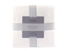 Load image into Gallery viewer, Pristine White Oversized Queen Bamboo Bed Blanket