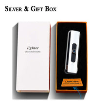 Load image into Gallery viewer, Portable Electric Lighter Usb Rechargeable Windproof Smoking