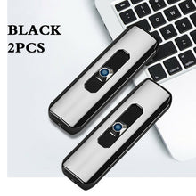 Load image into Gallery viewer, Portable Electric Lighter Usb Rechargeable Windproof Smoking