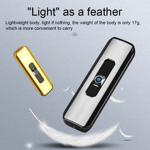 Load image into Gallery viewer, Portable Electric Lighter Usb Rechargeable Windproof Smoking