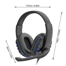 Load image into Gallery viewer, Rlovs Gaming Headset 3.5mm Wired Over-head Gamer Headphone With