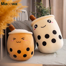 Load image into Gallery viewer, 25-70cm cute cartoon Fruit bubble tea cup shaped pillow with suction
