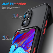 Load image into Gallery viewer, Shockproof Armor Matte Case For iPhone 13 12 11 Pro Max XR XS X 7 8