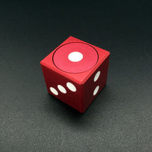 Load image into Gallery viewer, Square Magic Dice Metal Rotate Cube Fidget Spinner Antistress