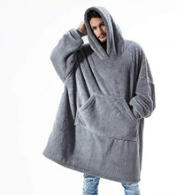 Load image into Gallery viewer, Sudadera con capucha de gran tamaño para mujer, manta de TV cálida con