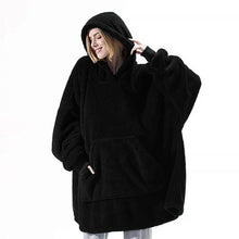 Load image into Gallery viewer, Sudadera con capucha de gran tamaño para mujer, manta de TV cálida con